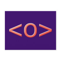 Text ASCII Auge eye Postkarten