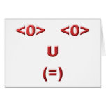 Text ASCII Gesicht face cards