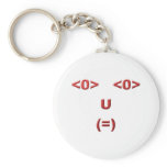 Text ASCII Gesicht face keychains