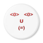 Text ASCII Gesicht face magnets