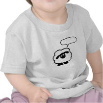 Text Bubble Sheep Baby Shrit