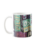 Text design mug