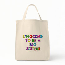 Text Future Big Sister Tshirts and Gifts Tote Bag