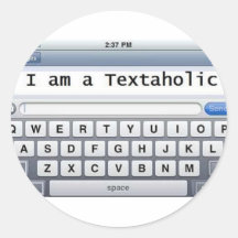 Textaholic Sticker