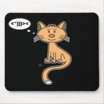 Texting Kitty - Mousepad