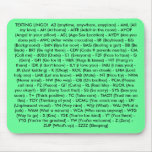 TEXTING LINGO!  A3 (anytime, anywhere, anyplace... mousepads