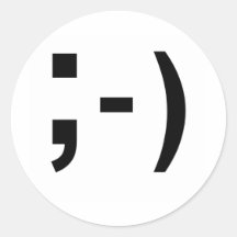 Texting Punctuation Smiley- Stickers