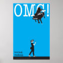 texting. walking. posters