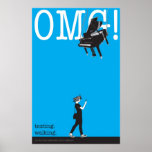 texting. walking. posters
