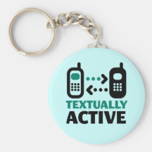 Textually Active Keychain