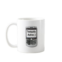 Textually Active Coffee Mug
