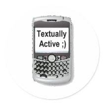 Textually Active Stickers