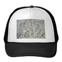 Texture of dry cracked soil hat