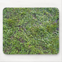 Texture of Grass and Small Plants Mousepads
