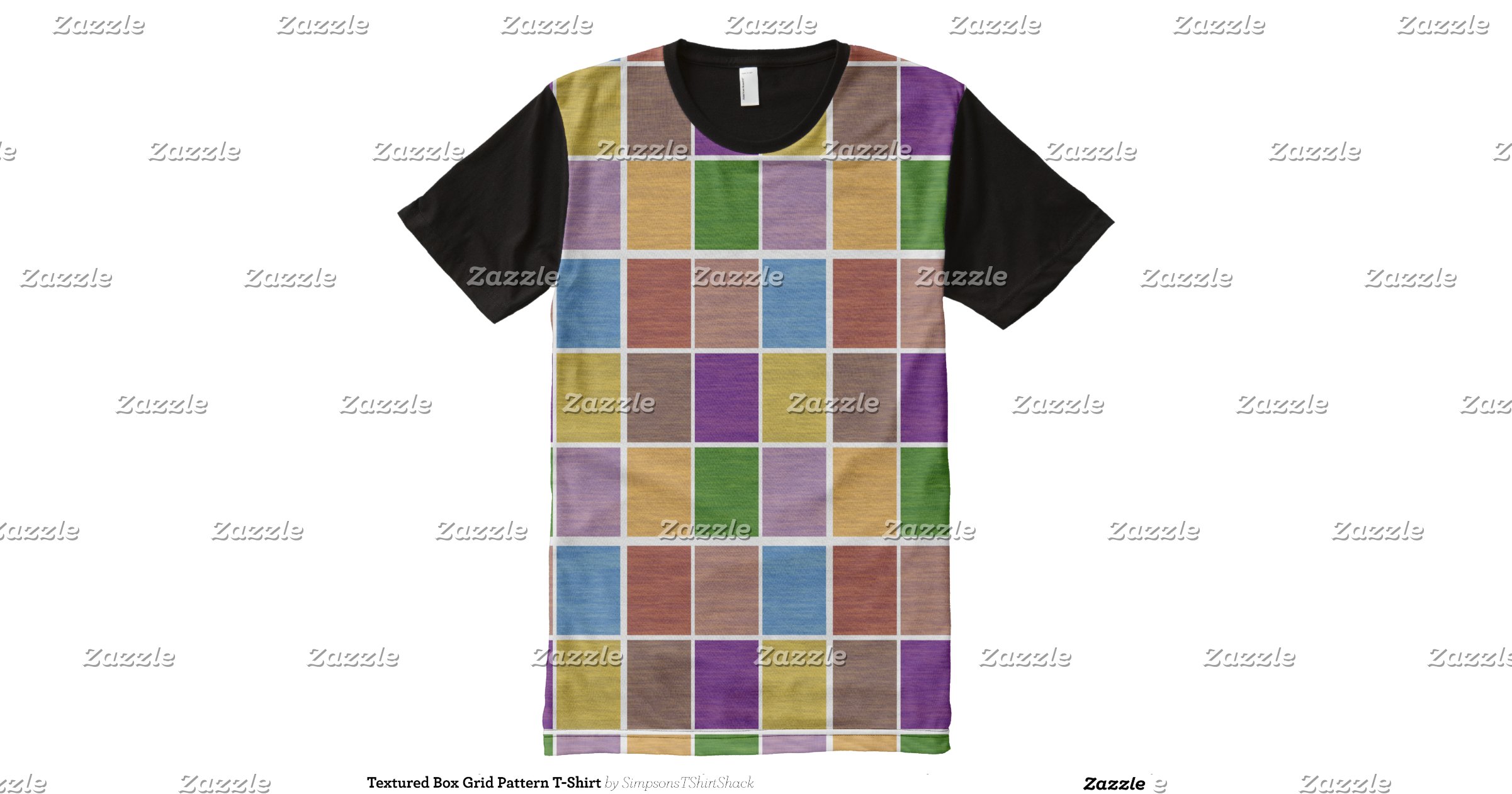 Grid Pattern T Shirt | textured box grid pattern t shirt all over print t shirt Grid Pattern T Shirt | textured box grid pattern t shirt all over print t shirt