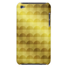 Textured Circle Design w/ Golden Gradient iPod Touch Case