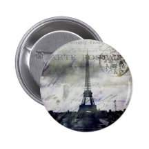 Textured Paris in Lavender Button