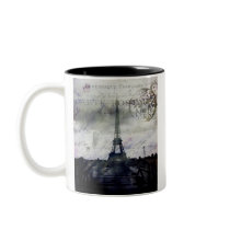 Textured Paris in Lavender Mugs