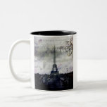Textured Paris in Lavender Mugs