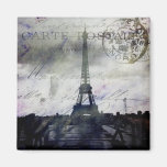 Textured Paris in Lavender Refrigerator Magnet