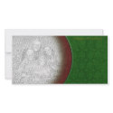 Textured Red & Green Holiday Template photo cards