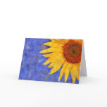 Textured Sunflower Greeting