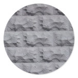 Textured white brick wall stickers