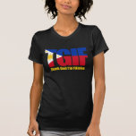 TGIF Filipina with Philippine Flag T Shirts