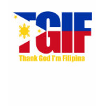 TGIF Filipina with Philippine Flag t-shirts