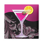 "TGIF Martini" (black) by Cheryl Daniels magnets