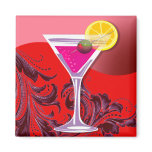 "TGIF Martini" (red) by Cheryl Daniels magnets