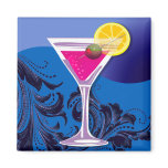 "TGIF Martini" (sapphire) by Cheryl Daniels magnets