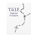 TGIF Rosary Postcard