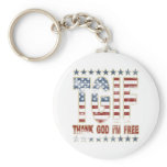 TGIF Thank God I'm Free keychains