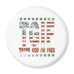 TGIF Thank God I'm Free magnets