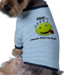 TGIF (Thank God I'm Fun) pet clothing