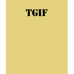 TGIF t-shirts