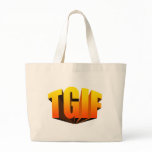 TGIF Yellow Rainbow bags