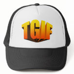 TGIF Yellow Rainbow hats