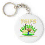 TGIFS -- Thank God it's football season keychains