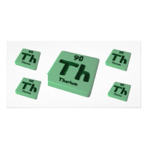 Th Thorium Personalized Photo Card