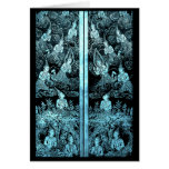 Thai Blue Painitng Blank Card