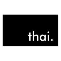 thai. business card template