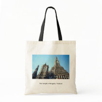 Thai temple in Bangkok, Thailand Canvas Bag