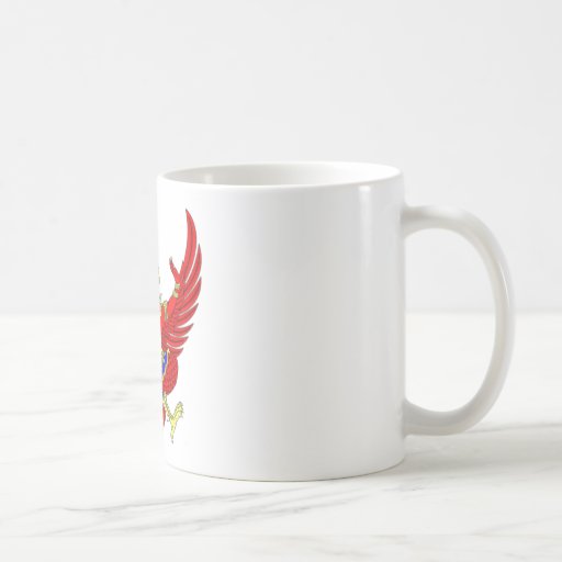 THAI THAILAND COAT OF ARMS EMBLEM FLAG MUGS