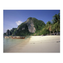 Thailand, Andaman Sea, Ko Phi Phi Island, Beach Post Cards