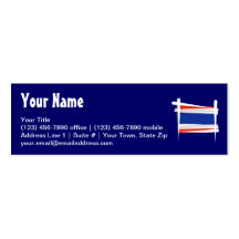 Thailand Brush Flag Business Card
