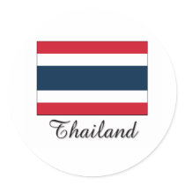Thailand Flag Design stickers