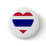 Thailand Flag Heart buttons