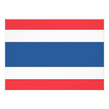 Thailand Flag Personalized Invite